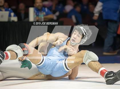 Thumbnail 2 in CIF State Boys Wrestling Championships (Finals; 106lbs - 145llbs) photogallery.