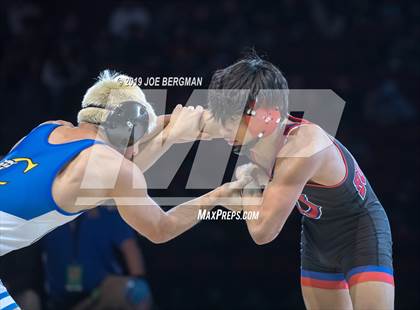 Thumbnail 3 in CIF State Boys Wrestling Championships (Finals; 106lbs - 145llbs) photogallery.