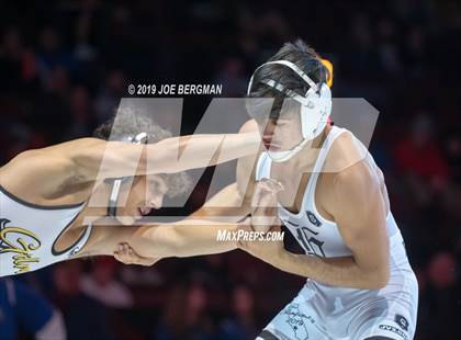 Thumbnail 3 in CIF State Boys Wrestling Championships (Finals; 106lbs - 145llbs) photogallery.