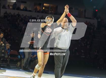Thumbnail 2 in CIF State Boys Wrestling Championships (Finals; 106lbs - 145llbs) photogallery.