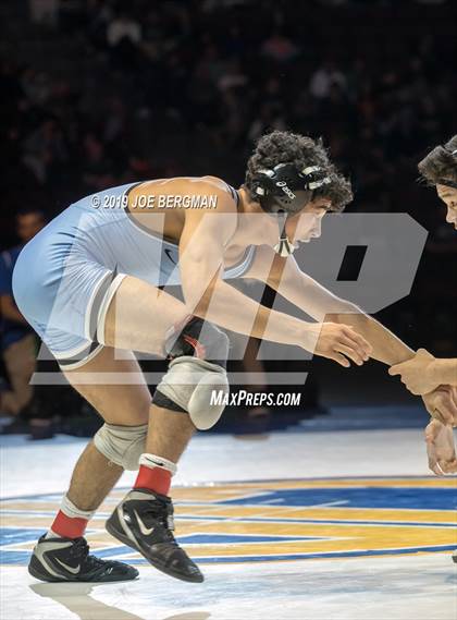 Thumbnail 1 in CIF State Boys Wrestling Championships (Finals; 106lbs - 145llbs) photogallery.