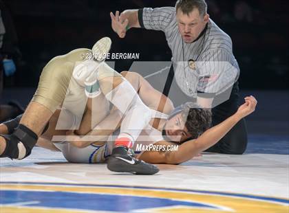 Thumbnail 3 in CIF State Boys Wrestling Championships (Finals; 106lbs - 145llbs) photogallery.