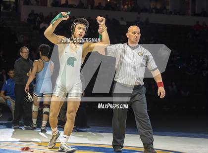 Thumbnail 3 in CIF State Boys Wrestling Championships (Finals; 106lbs - 145llbs) photogallery.