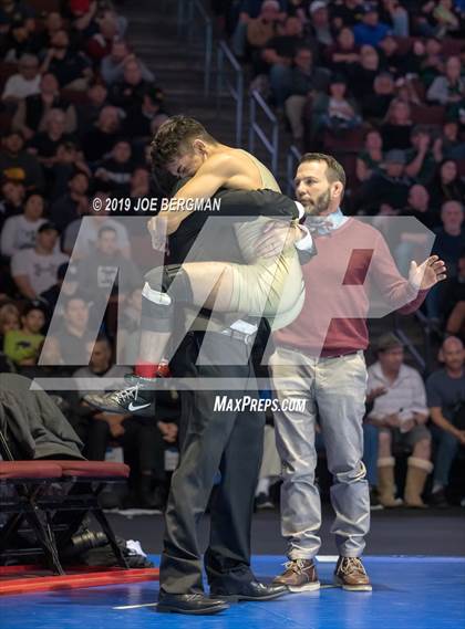 Thumbnail 2 in CIF State Boys Wrestling Championships (Finals; 106lbs - 145llbs) photogallery.
