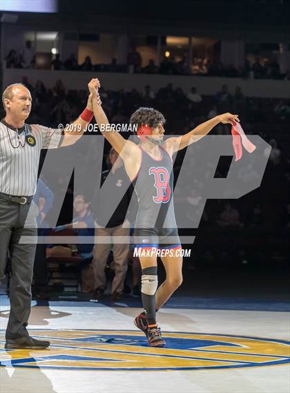Thumbnail 3 in CIF State Boys Wrestling Championships (Finals; 106lbs - 145llbs) photogallery.