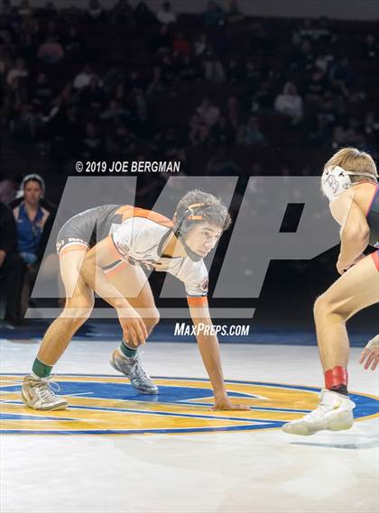 Thumbnail 3 in CIF State Boys Wrestling Championships (Finals; 106lbs - 145llbs) photogallery.