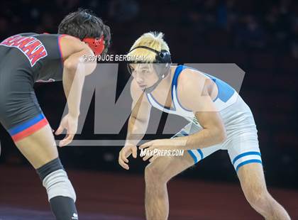 Thumbnail 2 in CIF State Boys Wrestling Championships (Finals; 106lbs - 145llbs) photogallery.