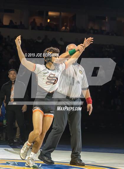 Thumbnail 1 in CIF State Boys Wrestling Championships (Finals; 106lbs - 145llbs) photogallery.