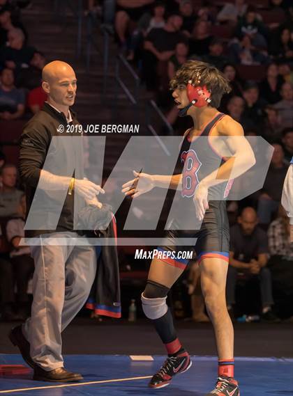 Thumbnail 2 in CIF State Boys Wrestling Championships (Finals; 106lbs - 145llbs) photogallery.