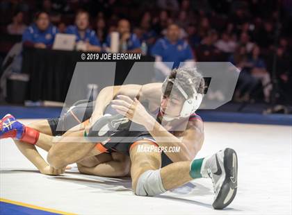 Thumbnail 2 in CIF State Boys Wrestling Championships (Finals; 106lbs - 145llbs) photogallery.