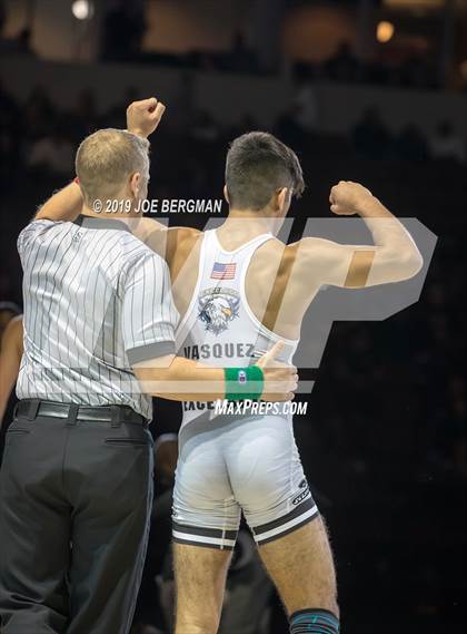 Thumbnail 3 in CIF State Boys Wrestling Championships (Finals; 106lbs - 145llbs) photogallery.