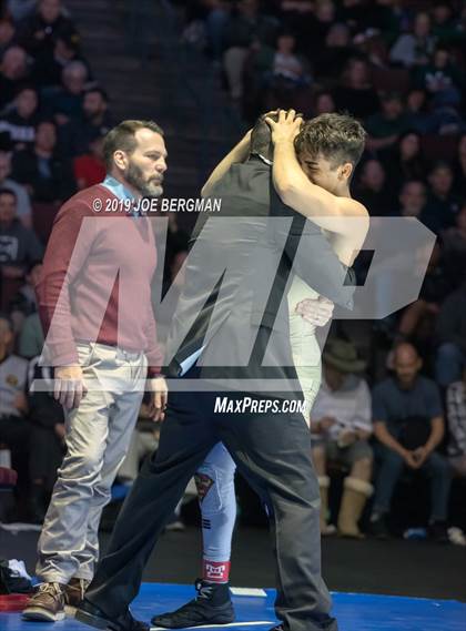 Thumbnail 2 in CIF State Boys Wrestling Championships (Finals; 106lbs - 145llbs) photogallery.