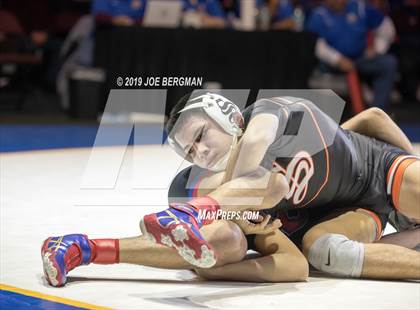 Thumbnail 2 in CIF State Boys Wrestling Championships (Finals; 106lbs - 145llbs) photogallery.