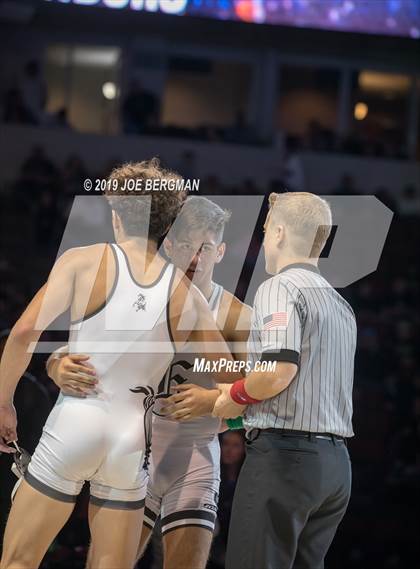 Thumbnail 2 in CIF State Boys Wrestling Championships (Finals; 106lbs - 145llbs) photogallery.