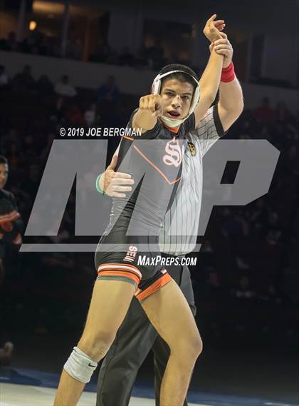 Thumbnail 3 in CIF State Boys Wrestling Championships (Finals; 106lbs - 145llbs) photogallery.