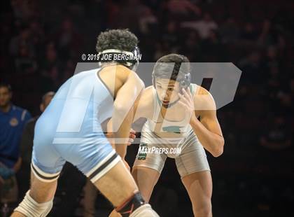 Thumbnail 2 in CIF State Boys Wrestling Championships (Finals; 106lbs - 145llbs) photogallery.