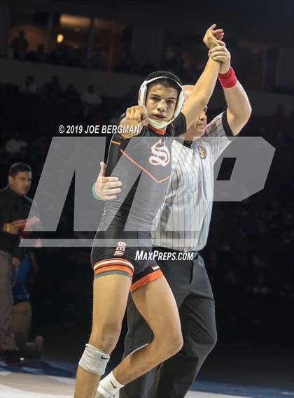 Thumbnail 2 in CIF State Boys Wrestling Championships (Finals; 106lbs - 145llbs) photogallery.