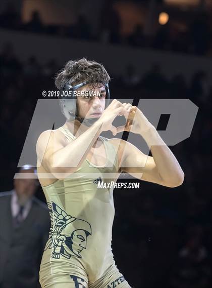 Thumbnail 1 in CIF State Boys Wrestling Championships (Finals; 106lbs - 145llbs) photogallery.