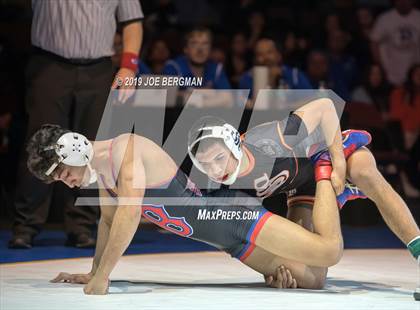 Thumbnail 2 in CIF State Boys Wrestling Championships (Finals; 106lbs - 145llbs) photogallery.