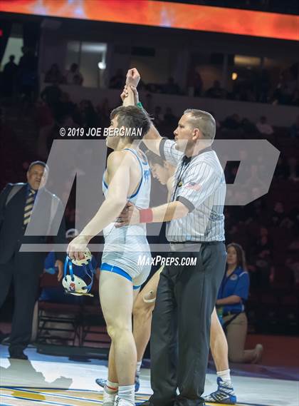 Thumbnail 2 in CIF State Boys Wrestling Championships (Finals; 106lbs - 145llbs) photogallery.
