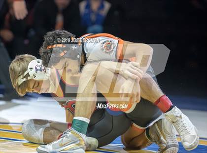 Thumbnail 2 in CIF State Boys Wrestling Championships (Finals; 106lbs - 145llbs) photogallery.