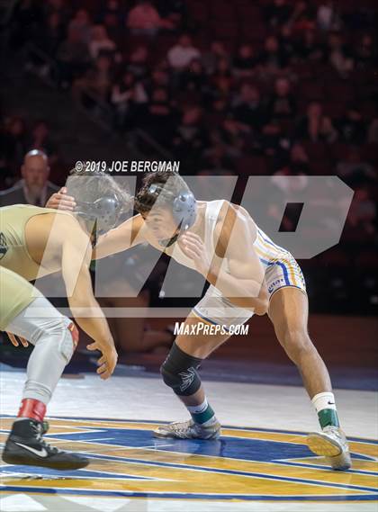 Thumbnail 1 in CIF State Boys Wrestling Championships (Finals; 106lbs - 145llbs) photogallery.