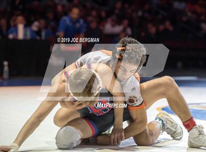 Thumbnail 3 in CIF State Boys Wrestling Championships (Finals; 106lbs - 145llbs) photogallery.