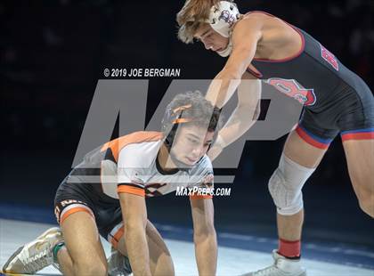 Thumbnail 1 in CIF State Boys Wrestling Championships (Finals; 106lbs - 145llbs) photogallery.