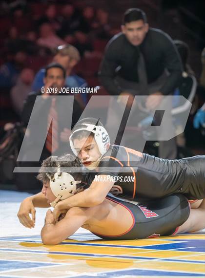 Thumbnail 1 in CIF State Boys Wrestling Championships (Finals; 106lbs - 145llbs) photogallery.