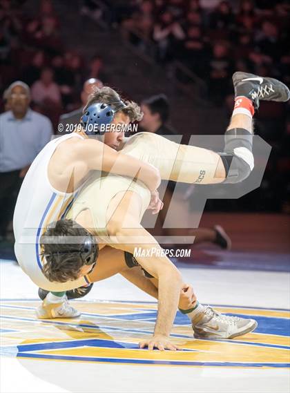 Thumbnail 1 in CIF State Boys Wrestling Championships (Finals; 106lbs - 145llbs) photogallery.