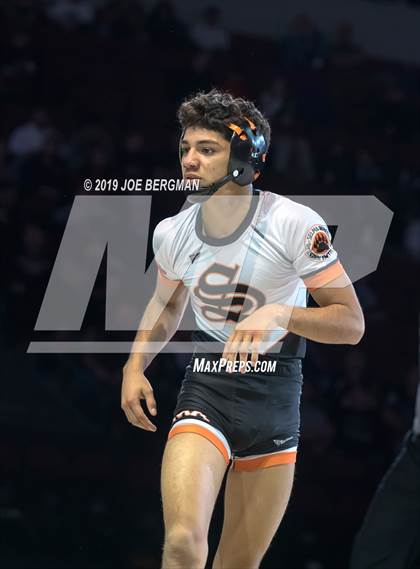 Thumbnail 2 in CIF State Boys Wrestling Championships (Finals; 106lbs - 145llbs) photogallery.