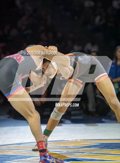 Thumbnail 1 in CIF State Boys Wrestling Championships (Finals; 106lbs - 145llbs) photogallery.