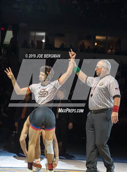 Thumbnail 2 in CIF State Boys Wrestling Championships (Finals; 106lbs - 145llbs) photogallery.