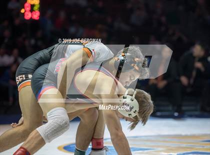 Thumbnail 2 in CIF State Boys Wrestling Championships (Finals; 106lbs - 145llbs) photogallery.