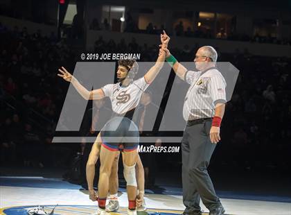 Thumbnail 1 in CIF State Boys Wrestling Championships (Finals; 106lbs - 145llbs) photogallery.