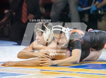 Thumbnail 2 in CIF State Boys Wrestling Championships (Finals; 106lbs - 145llbs) photogallery.