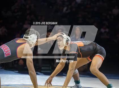Thumbnail 2 in CIF State Boys Wrestling Championships (Finals; 106lbs - 145llbs) photogallery.