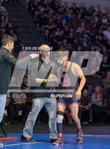 Thumbnail 1 in CIF State Boys Wrestling Championships (Finals; 106lbs - 145llbs) photogallery.
