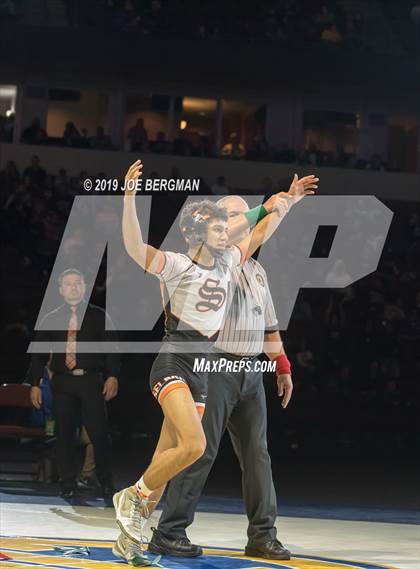 Thumbnail 2 in CIF State Boys Wrestling Championships (Finals; 106lbs - 145llbs) photogallery.