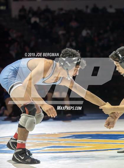 Thumbnail 3 in CIF State Boys Wrestling Championships (Finals; 106lbs - 145llbs) photogallery.