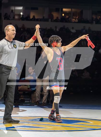 Thumbnail 2 in CIF State Boys Wrestling Championships (Finals; 106lbs - 145llbs) photogallery.