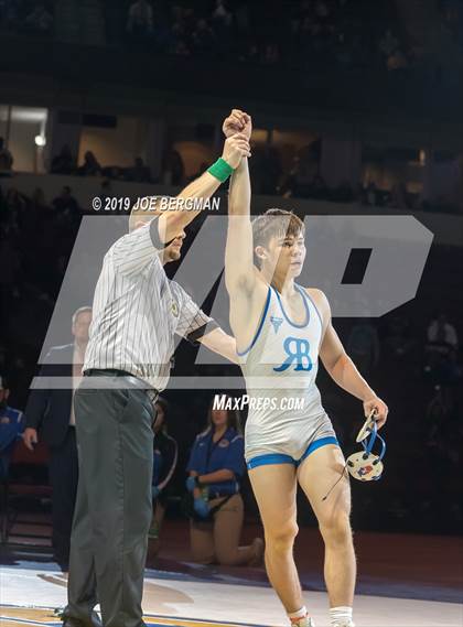 Thumbnail 3 in CIF State Boys Wrestling Championships (Finals; 106lbs - 145llbs) photogallery.
