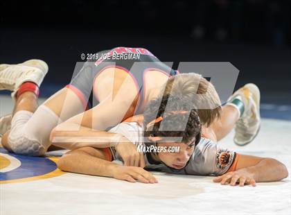 Thumbnail 3 in CIF State Boys Wrestling Championships (Finals; 106lbs - 145llbs) photogallery.