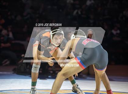 Thumbnail 2 in CIF State Boys Wrestling Championships (Finals; 106lbs - 145llbs) photogallery.