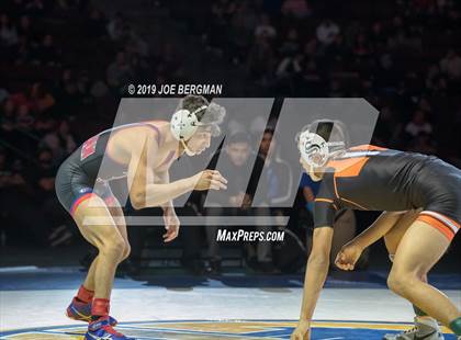 Thumbnail 3 in CIF State Boys Wrestling Championships (Finals; 106lbs - 145llbs) photogallery.