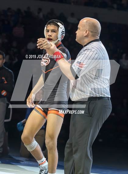 Thumbnail 2 in CIF State Boys Wrestling Championships (Finals; 106lbs - 145llbs) photogallery.