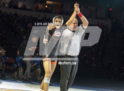 Thumbnail 3 in CIF State Boys Wrestling Championships (Finals; 106lbs - 145llbs) photogallery.