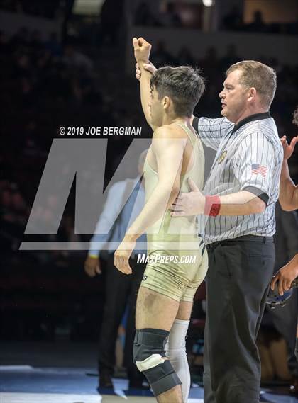 Thumbnail 3 in CIF State Boys Wrestling Championships (Finals; 106lbs - 145llbs) photogallery.