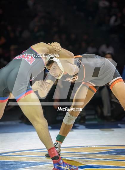 Thumbnail 1 in CIF State Boys Wrestling Championships (Finals; 106lbs - 145llbs) photogallery.