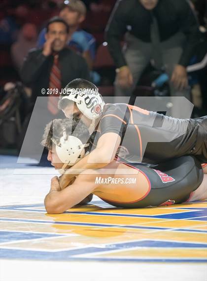 Thumbnail 3 in CIF State Boys Wrestling Championships (Finals; 106lbs - 145llbs) photogallery.